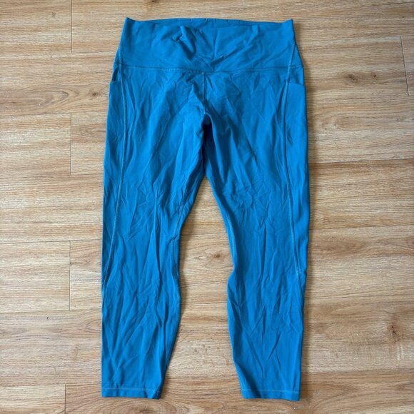 Lululemon Athletic Align HR Yoga Pants Pocket 25” Capture Blue Women’s Size 16 - Picture 1 of 11